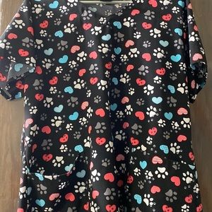 Women’s Zoe + Chloe Large Scrub Top